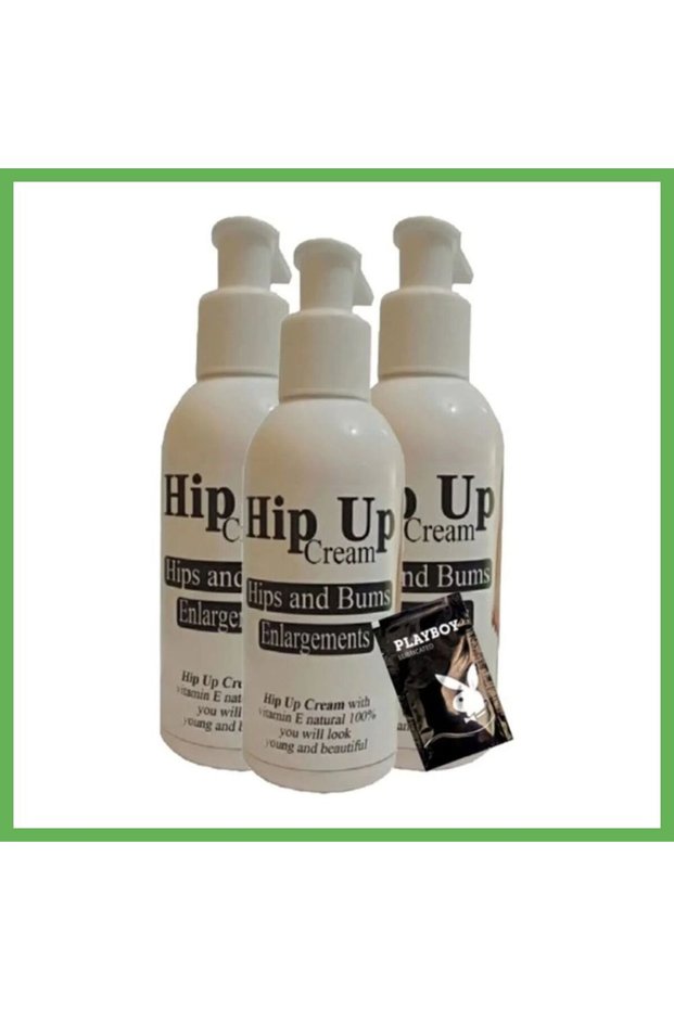 Super Hip Up 3-Pack Butt Cream, Large 120 ml + 1 Free Gel GEN01