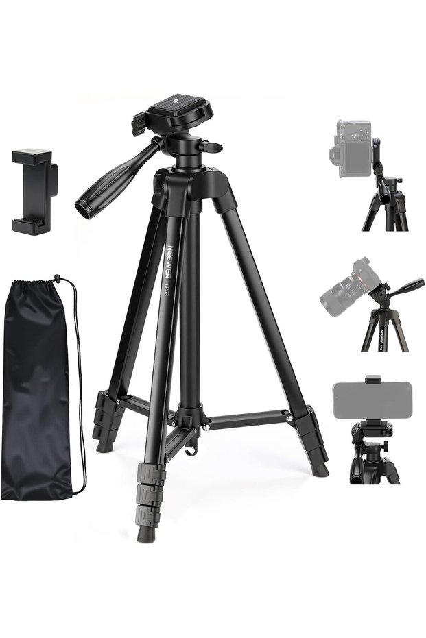 ENTRY LEVEL VERSION TP53 Tripod for Cell Phone & Camera, Metal