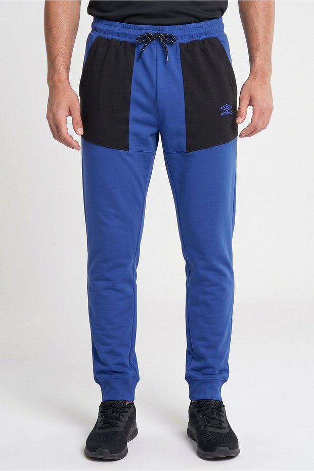 Men Sportswear Fit Outdoor Jogger Pants, Royal Blue