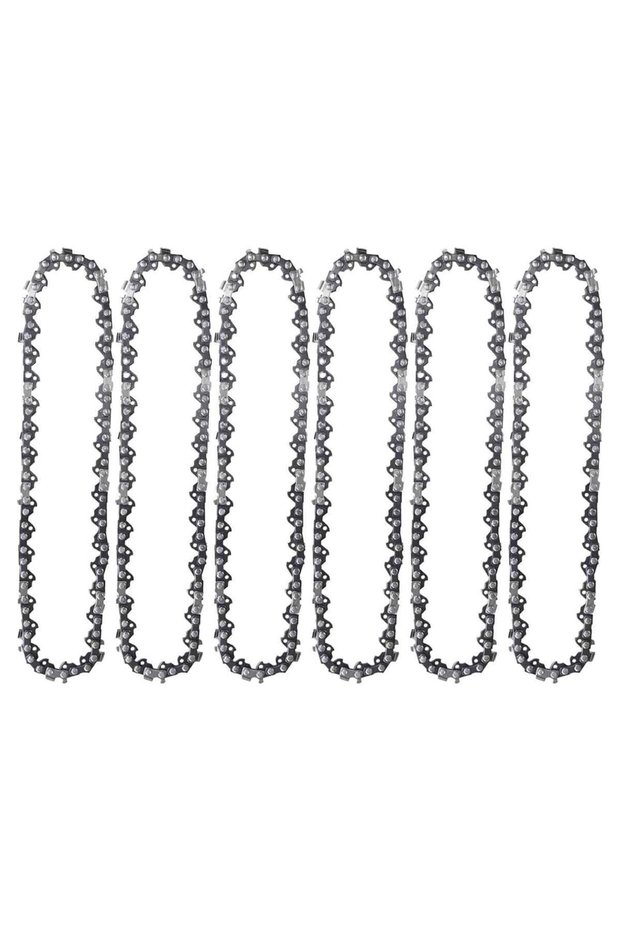 6Pcs Chain saw Chains,6 Inch Chainsaw Replacement Chains for Portable Mini Chainsaw,Compatible with