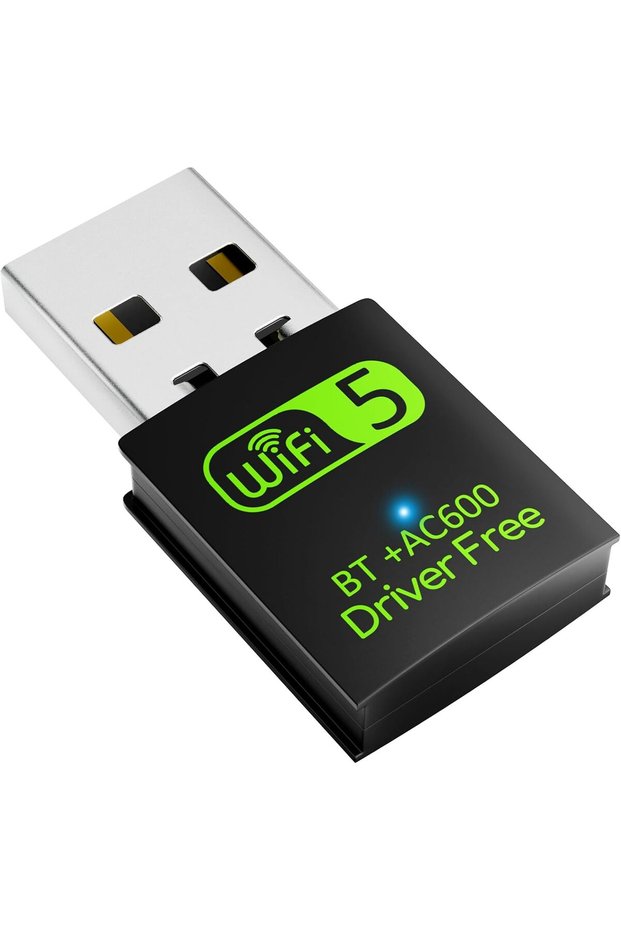 USB WiFi Bluetooth Adapter, 600Mbps Dual Band 2.4/5Ghz Wireless Network External Receiver, Mini WiFi