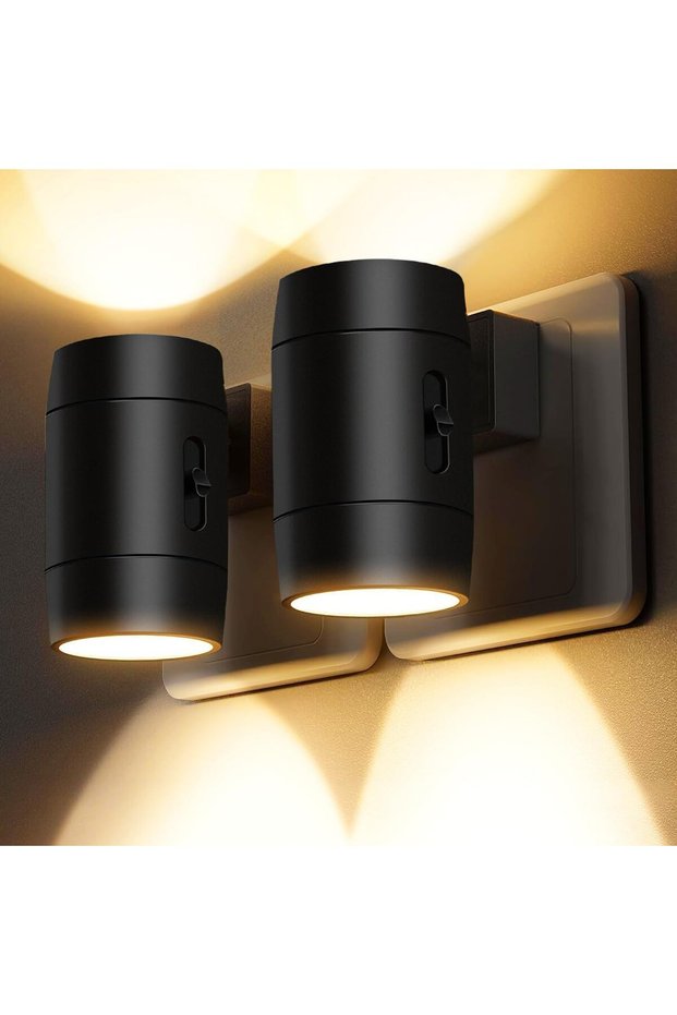 Night Light Plug In, Auto Dusk To Dawn Sensor, 270° Adjustment LED Sensor Light, With Adjustable Bri