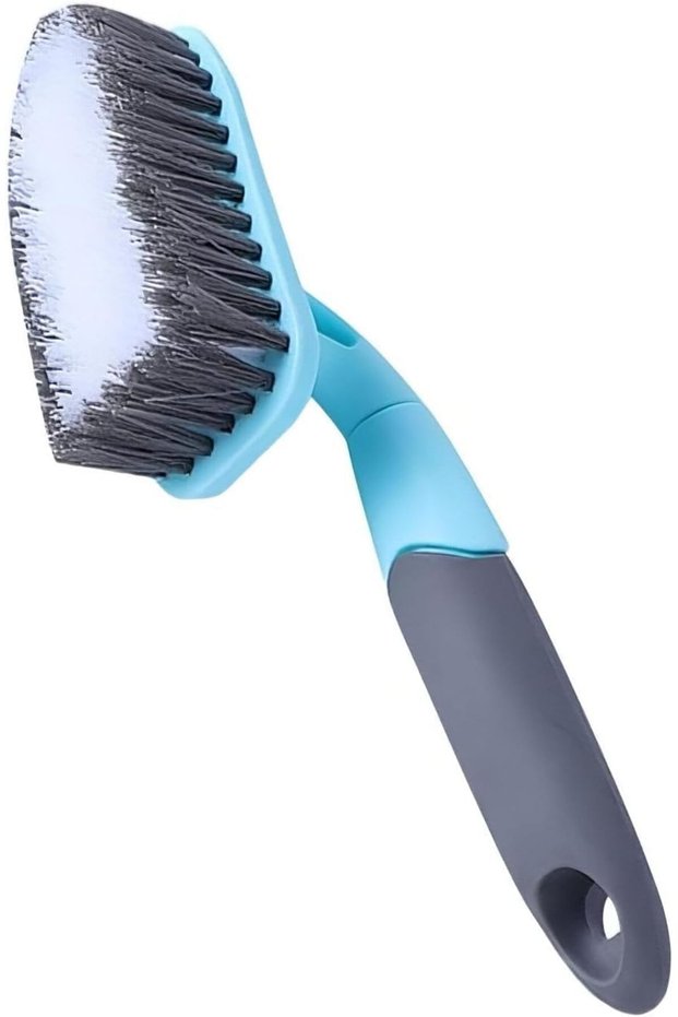 Long Handle Scrub Brush, Ergonomic Non-Slip Handle & Hard Bristles