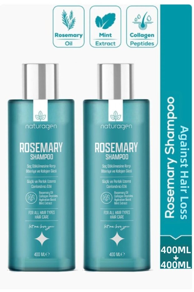 Rosemary Intensive Care Shampoo: Anti-Hair Loss, Promotes Rapid Hair Growth, 2-Pack