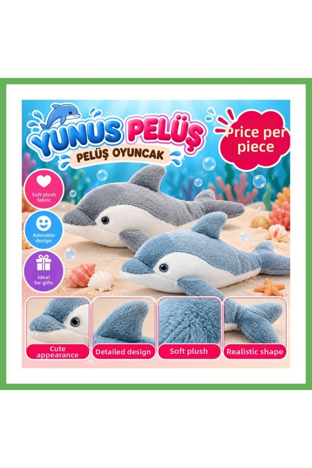 DOLPHIN Plush Toy (price per piece) GEN01