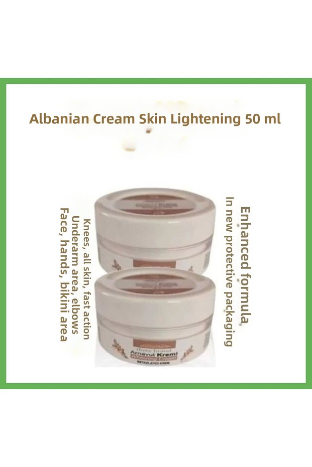 Albanian Skin Cream 50 ml x 2 - Skin Whitening Cream GEN01