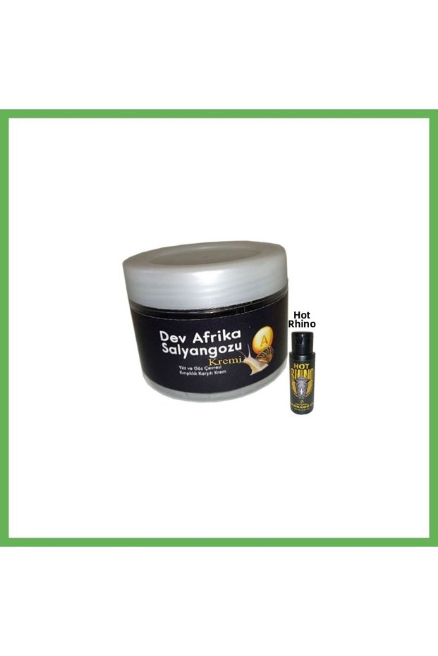 Giant Dev African Snail Anti-Aging Cream 100 mL + Hotrhino Erotic Massage Oil 6 GEN01