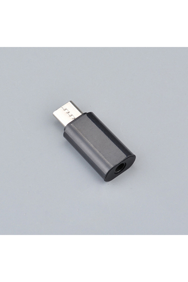 1PCS-Black 3.5mm Female to Type C Male Adapter For Xiaomi Huawei POCO Wired Headset Converter OTG US