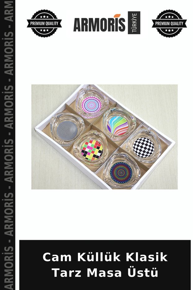 Ashtray - Multicolor - Asymmetric