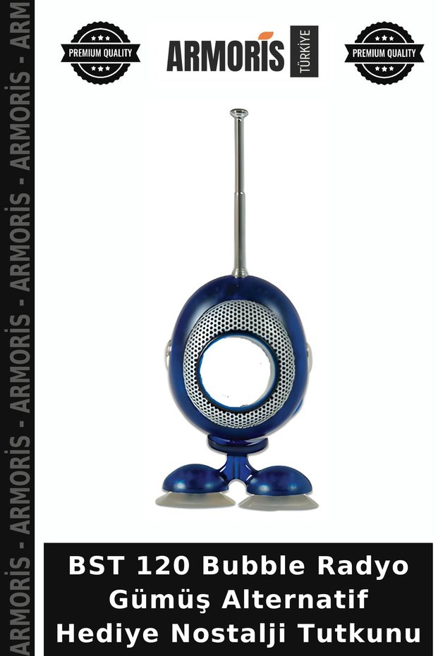 BST 120 Bubble Radio, Silver—An Alternative Gift for Nostalgia Lovers