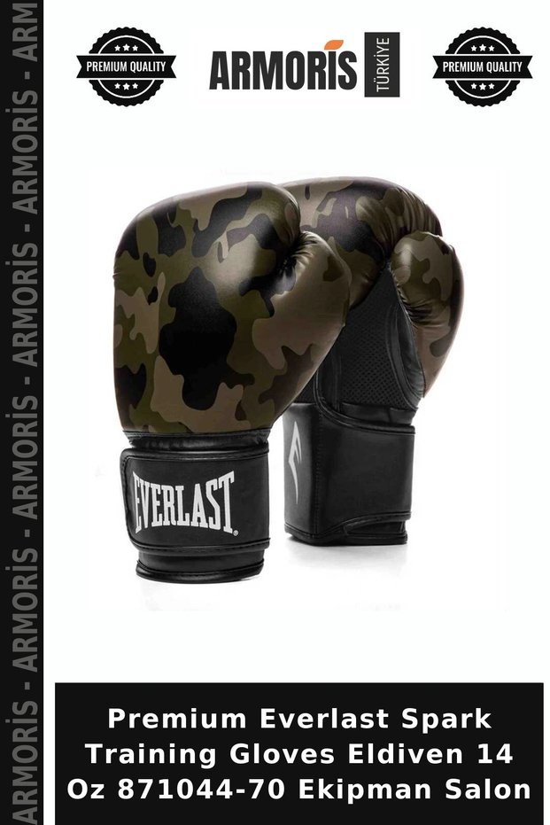Premium Everlast Spark Training Gloves, 14 oz, 871044-70, Gym Equipment