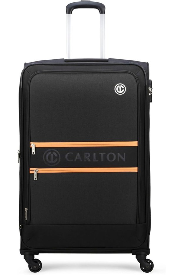 Apache Plus Softside 4W 69 cm Medium Check-In Luggage - Black