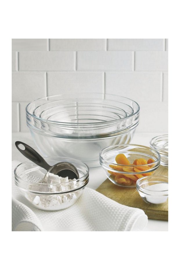 Stackable glass bowl 20 cm