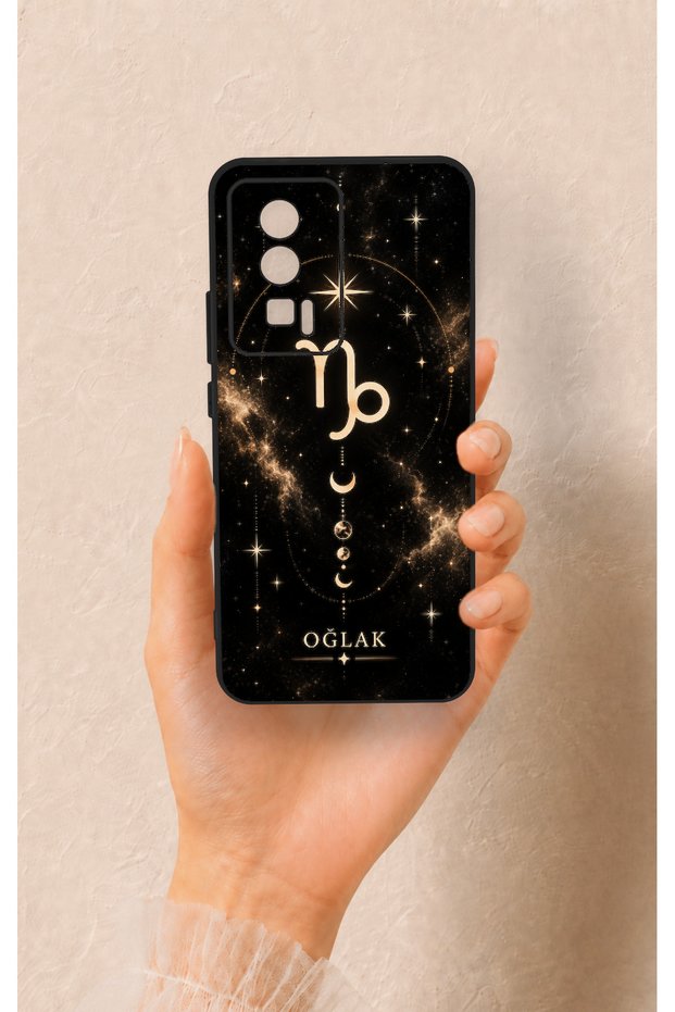 Poco F5 Pro Compatible Capricorn-Themed Patterned Silicone Case