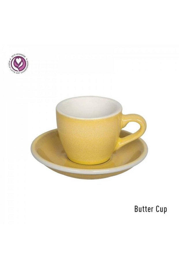 Loframex 80 ml cups - espresso - butter cup