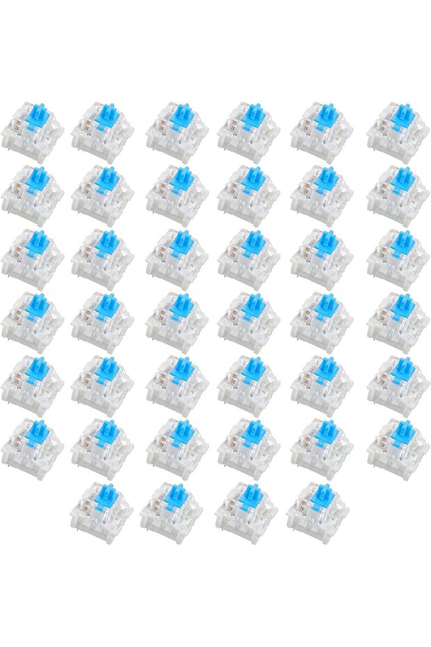 30 PCs Mechanical Keyboard Switches, Blue Switch Replacement