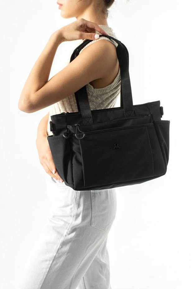 Waterproof Multi-Compartment Shoulder Bag with Long Straps 242