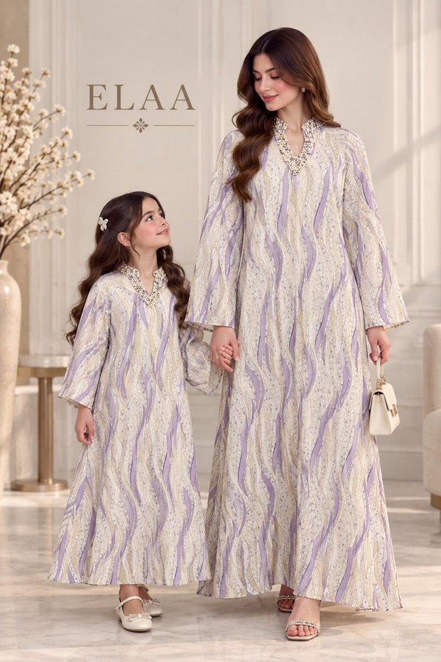 جلابية كويتي مطرزة|Elaa