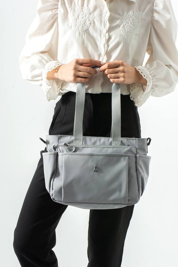 Waterproof Multi-Compartment Shoulder Bag with Long Straps 242