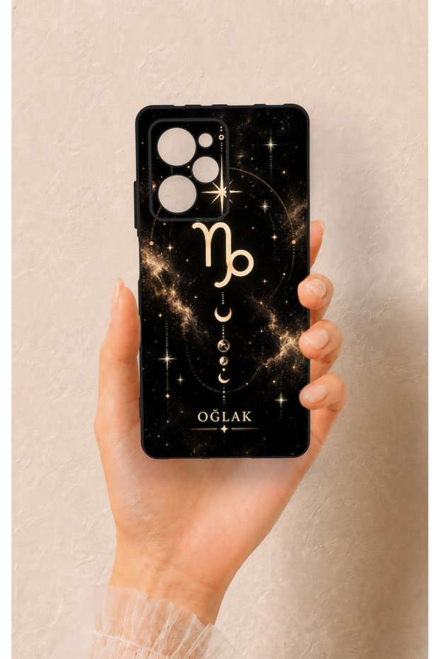Poco X5 Pro Compatible Capricorn-Themed Patterned Silicone Case