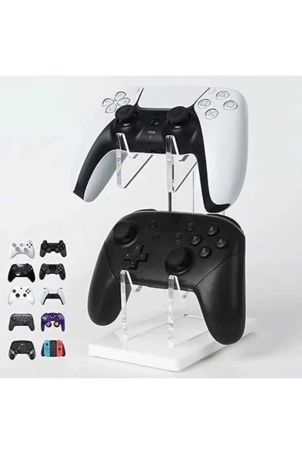 Dual Universal Controller Holder Gaming Accessories, Suitable for Almost All Controllers, Controller