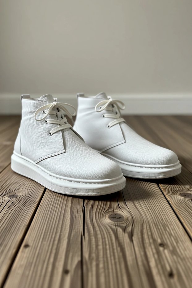 Men's Lace-Up Ankle-High Orthopedic Sole Sports Boot with Non-Slip Sole—Comfortable, Casual, Seasonal, and Modern