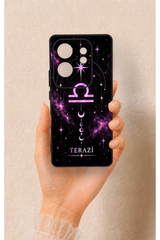 Infinix Zero 30 Compatible Libra-Themed Patterned Silicone Case