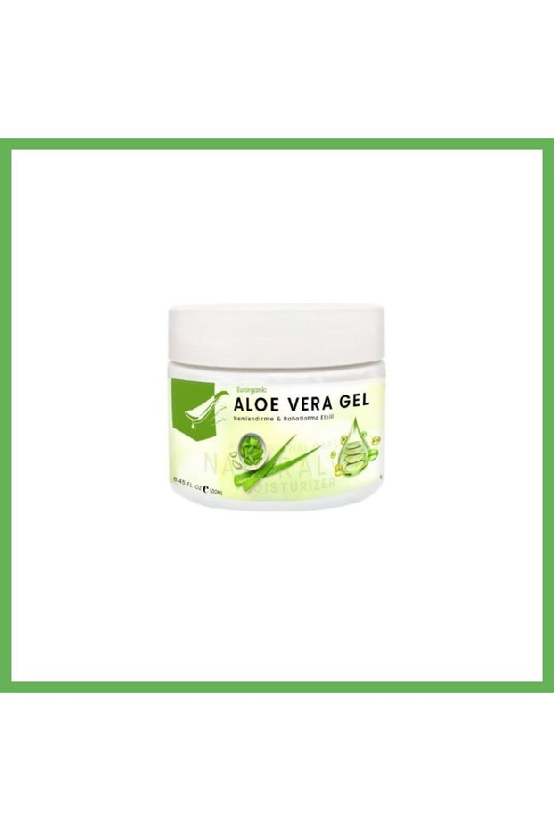 Eurorganic Aloe Vera Gel: A Refreshing and Moisturizing Touch for Your Skin, 100 ml x 1, GEN01