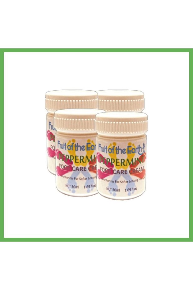 Peppermint Cooling 4-Pack x 50 mL Scented Foot Care Cream GEN01