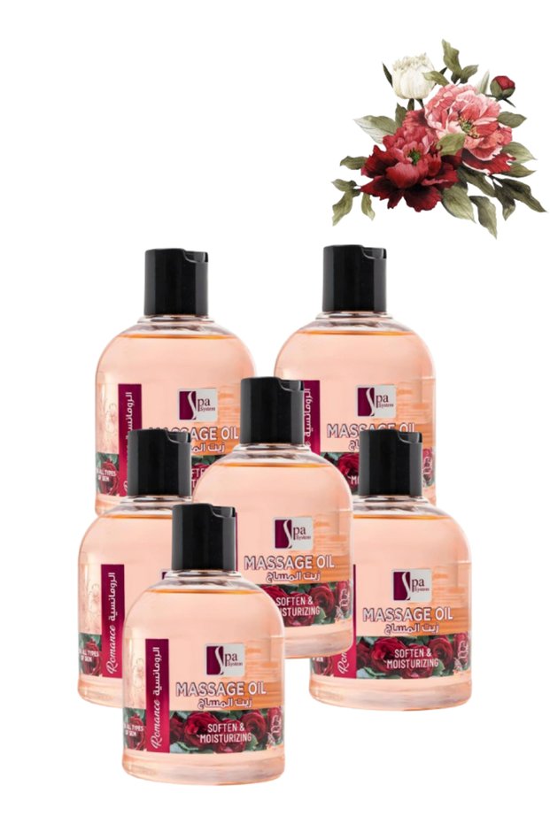 6 Pieces Romance Massage Oil Soften & Moisturizing