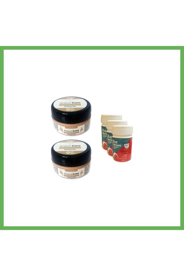 Three Brand Albanian Cream (2 pieces) + Russian Ointment (50 ml, 3 pieces) GEN01