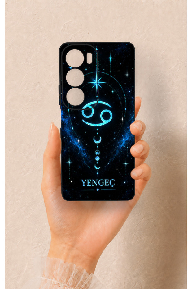 Vivo Y19s Compatible Cancer Zodiac-Themed Patterned Silicone Case