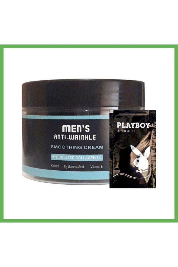 Mens 100 ml Men's Facial Skin Rejuvenating Care Cream Anti-Wrinkle Smoothing Cream + Hed GEN01