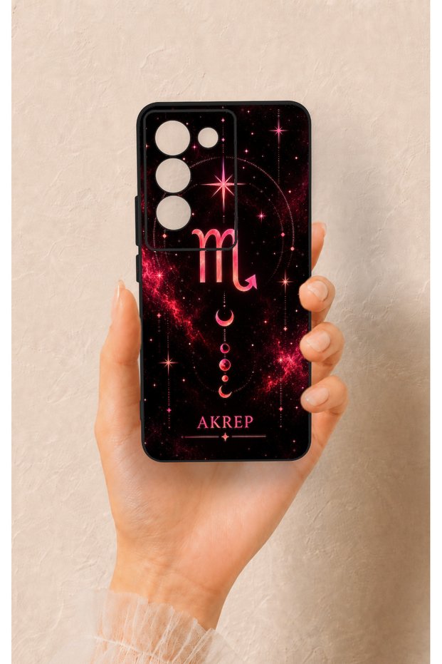 Vivo V30 Lite Compatible Scorpio-Themed Patterned Silicone Case