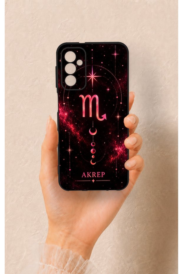 Samsung M13 Compatible Scorpio-Themed Patterned Silicone Case