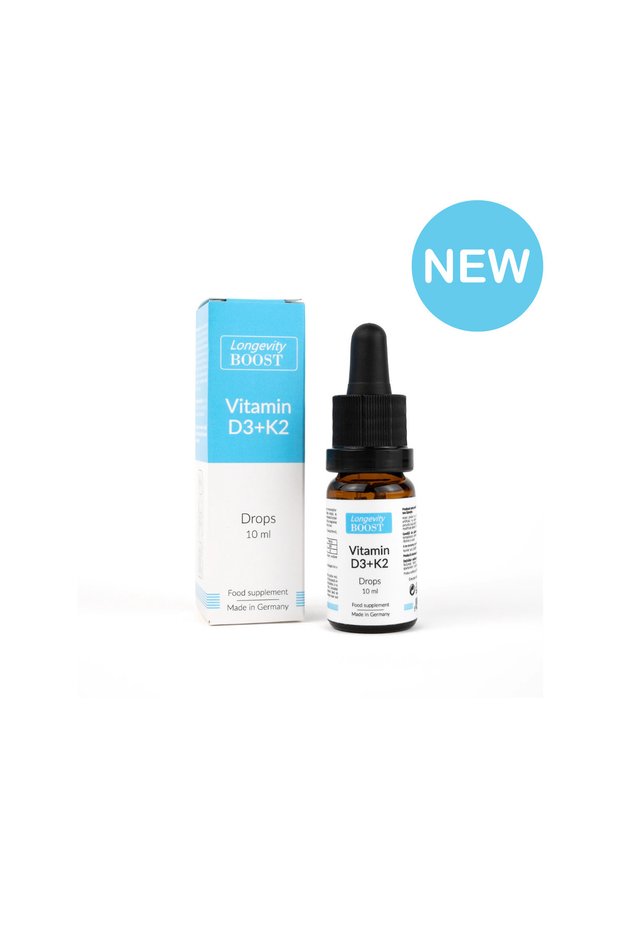 Vitamina D3+K2, picături 10 ml,