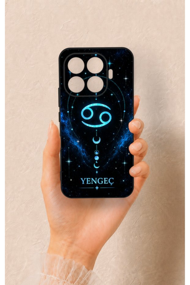 Mi 17T Pro 5G-Compatible Silicone Case with Cancer Zodiac Sign Pattern