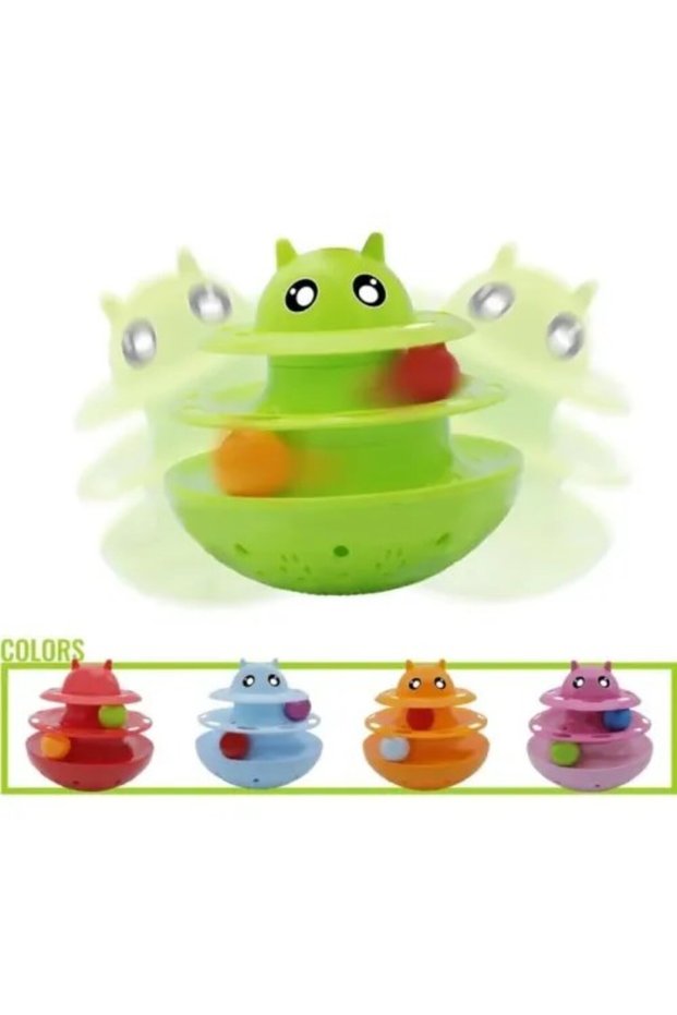 Cat Dog Toy with Food Reward Bowl