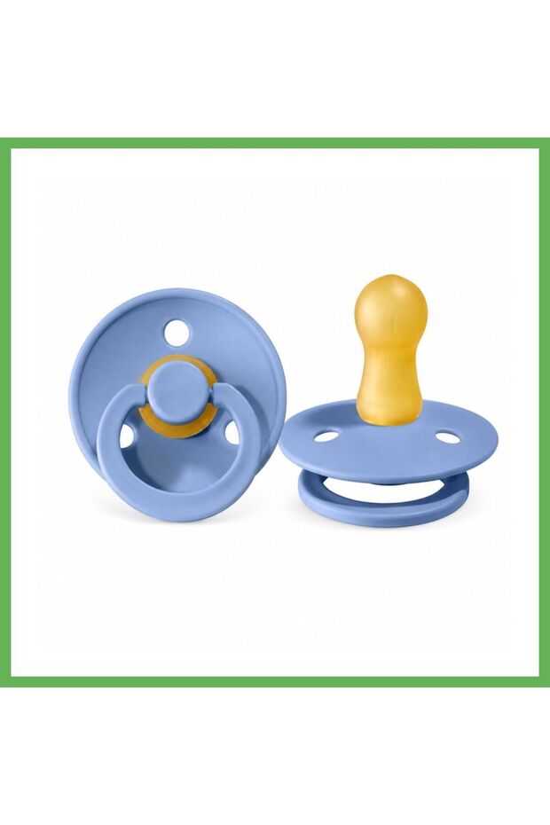 Rubber Pacifier 0–6 Months Sky Blue (price per piece) · Color: Sky Blue GEN01