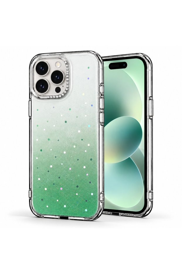 Stellora Nova Green Case Compatible with the Apple iPhone 16 Pro Max