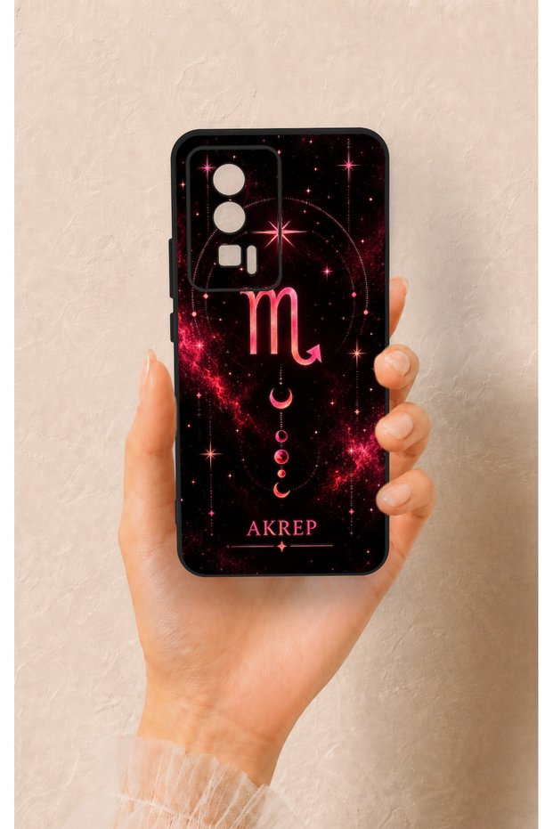 Poco F5 Pro Compatible Scorpio-Themed Patterned Silicone Case