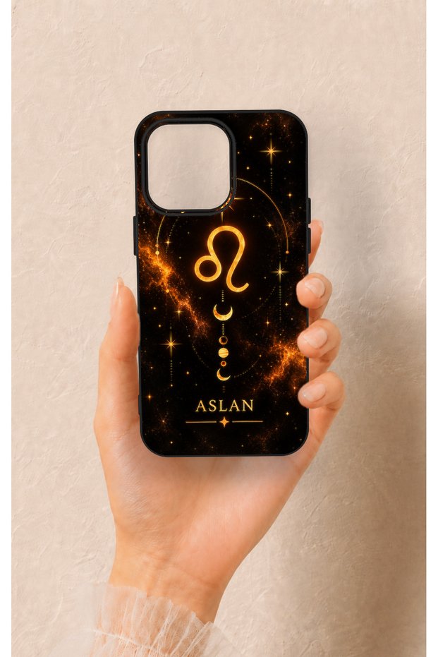 iPhone 15 Pro Max Compatible Leo Zodiac-Themed Patterned Silicone Case
