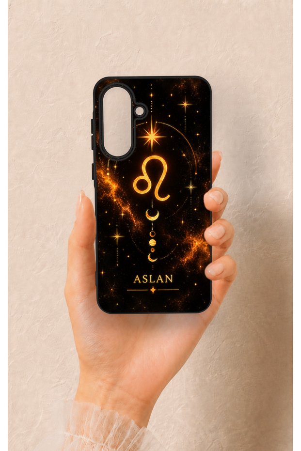 Samsung A56 Compatible Leo Zodiac-Themed Patterned Silicone Case