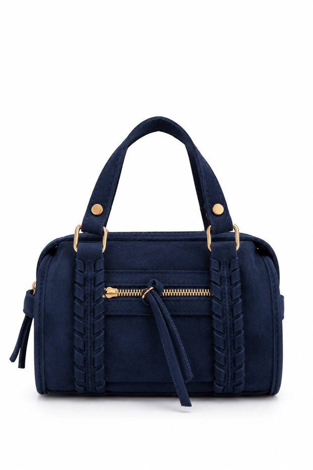 Jimmy Women's Crossbody Bag with Knitted and Dangling Details