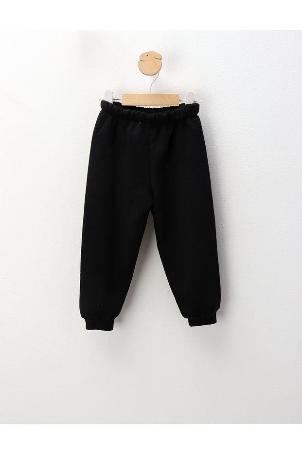 Pantaloni plusati Acces, negru