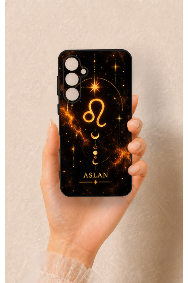 Samsung S23Fe Compatible Leo Zodiac-Themed Patterned Silicone Case