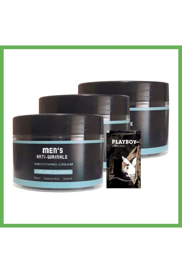 Super Mens 3-Pack SNMP20328 Smoothing Cream 100 ml Anti-Wrinkle Men's Face Cream GEN01