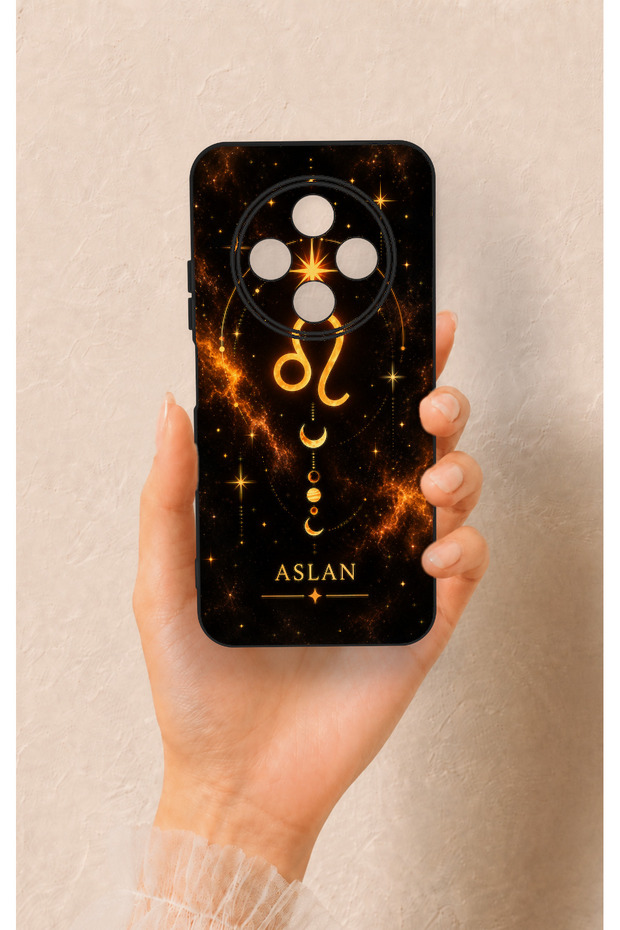Tecno Spark 30C Compatible Leo Zodiac-Themed Patterned Silicone Case