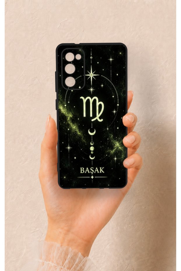 Samsung S20Fe Compatible Silicone Case with Virgo Zodiac Sign Design