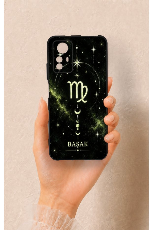 Redmi Note 12S Compatible Virgo-Themed Patterned Silicone Case